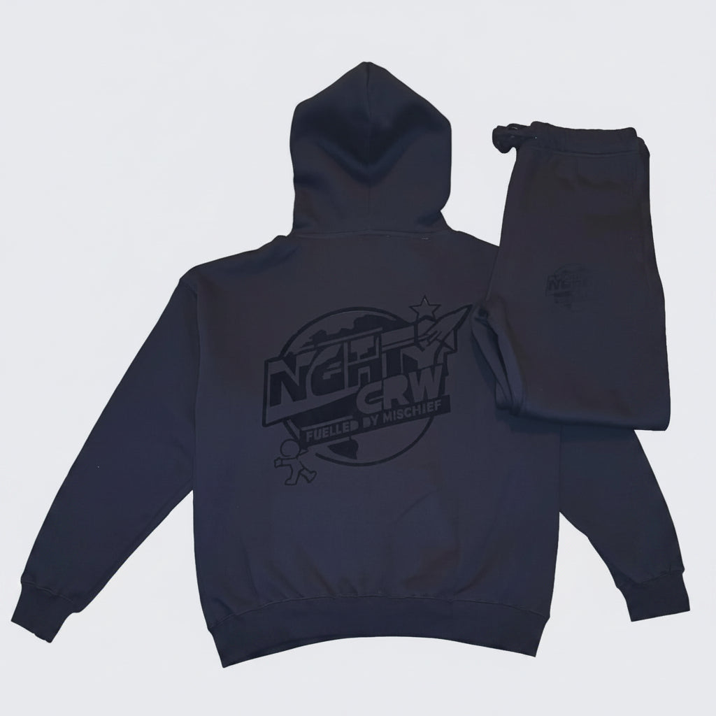 Black Hoodie Set