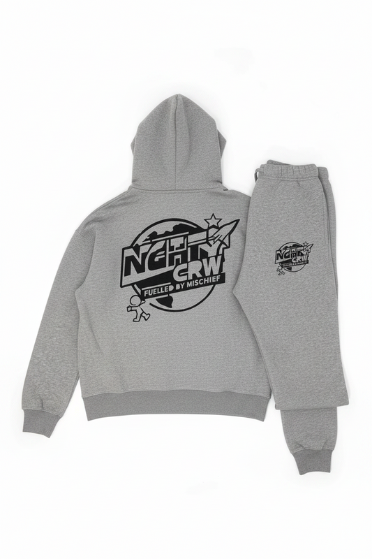 Grey Hoodie Set